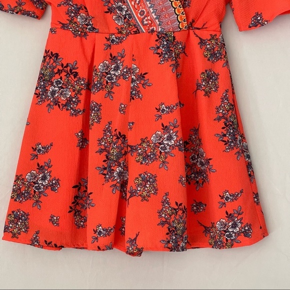 Trixxi Girl Romper Coral size 8 - Picture 6 of 11